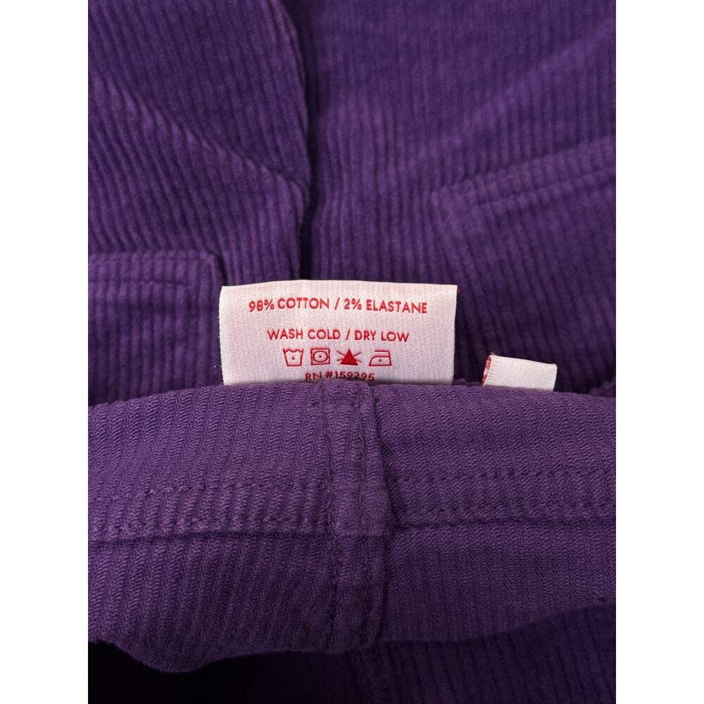 Hammies Bell Bottom Pants 30 Mens Purple Corduroy - Picture 7 of 7
